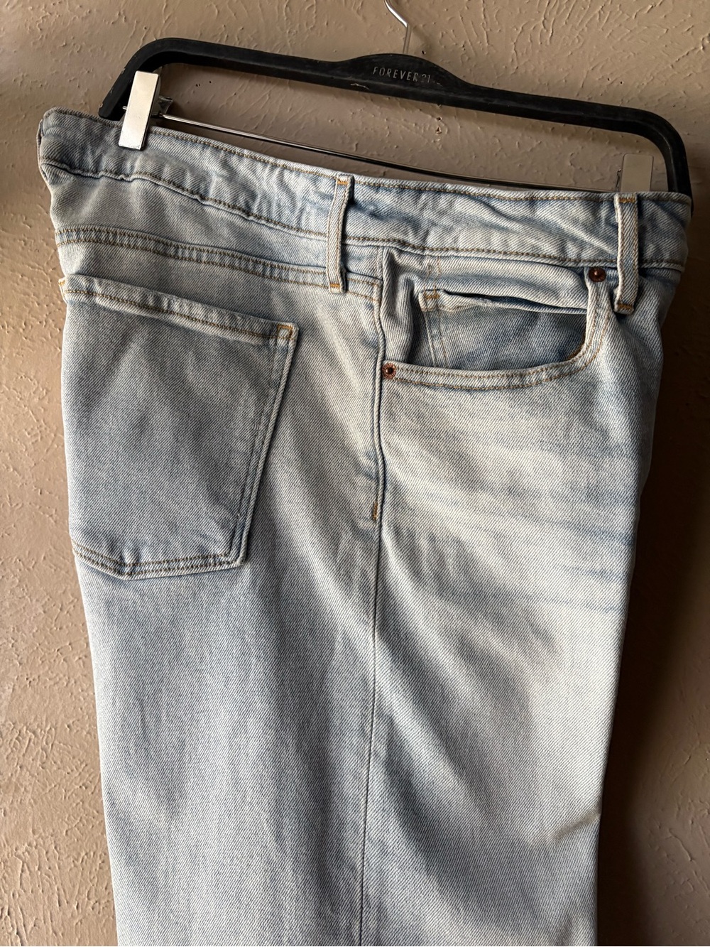 Light Wash Jeans - Classic Straight Fit